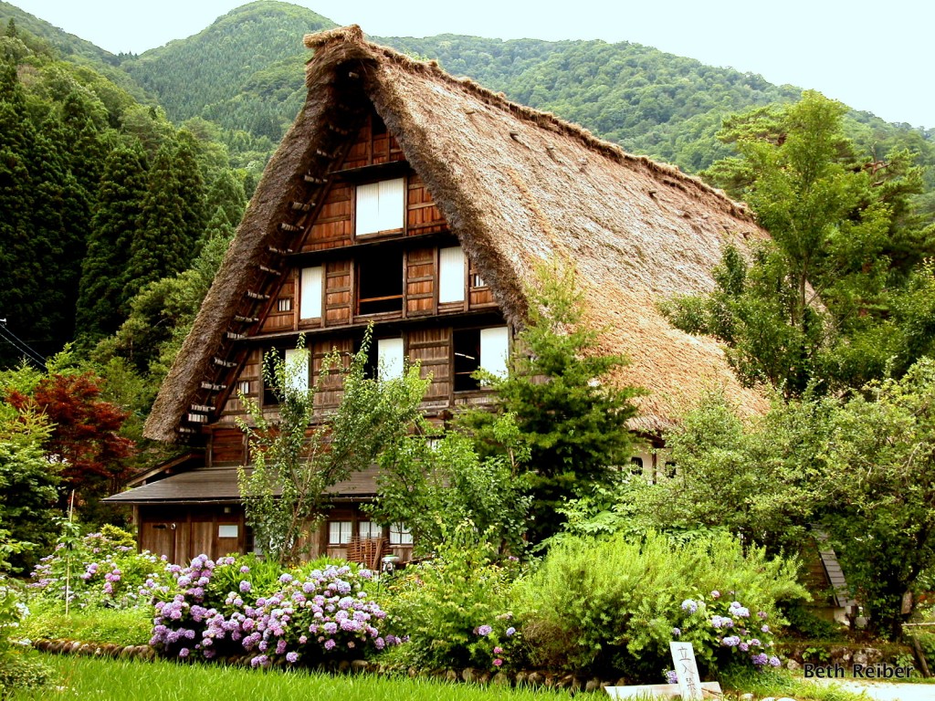 A thatched house in Shirakawa-go, 2009