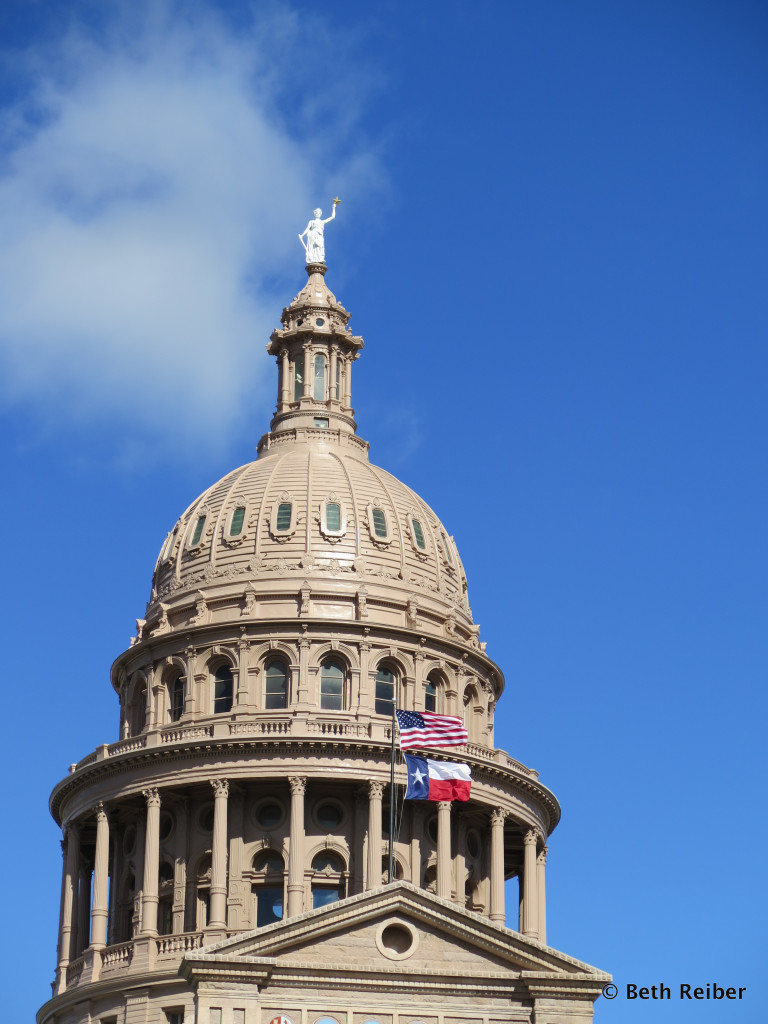 The Texas State Capitol is taller than the US Capitol in Washington, D.C.