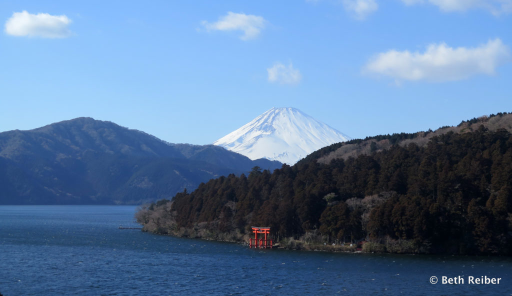 Mt. Fuji in Hakone on places to visit between Tokyo and Kyoto