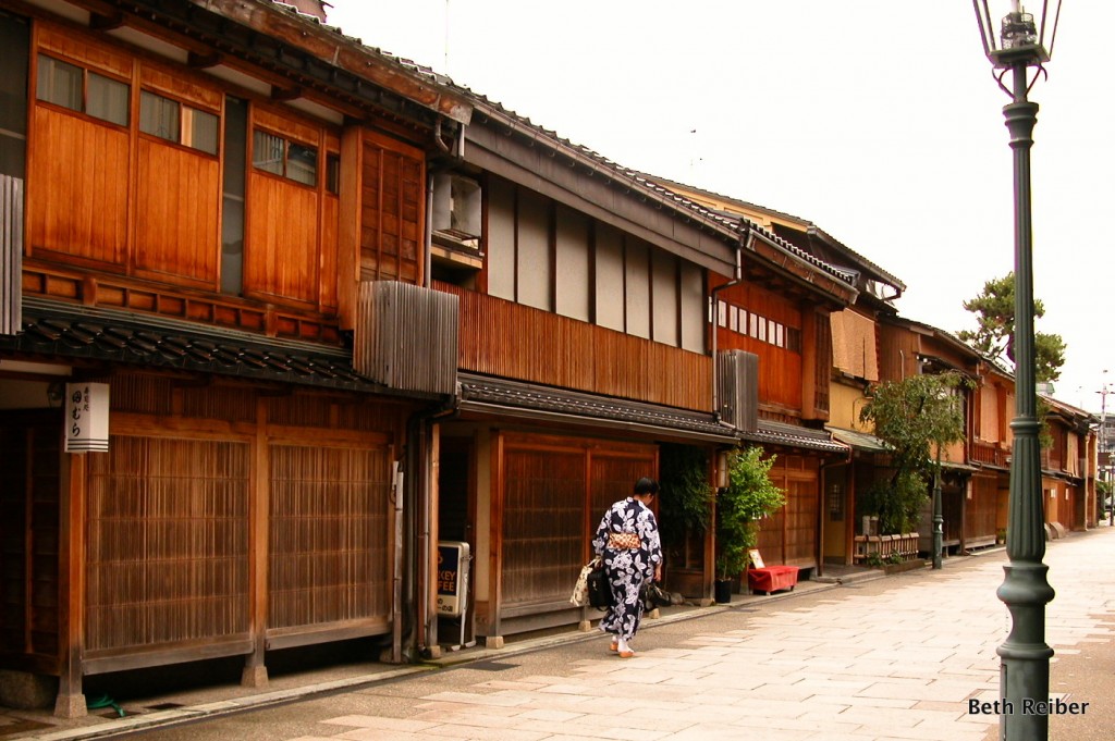 One of Kanazawa's historic districts