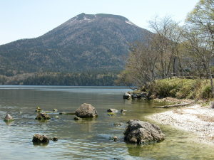 A photo of Lake Akan taken on one of my solo hikes