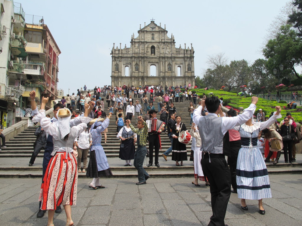 Walking through Macau's historic districts brings visitors to St. Paul's Ruins