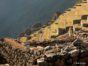 The Inca stonework at Machu Picchu is fantastically impressive
