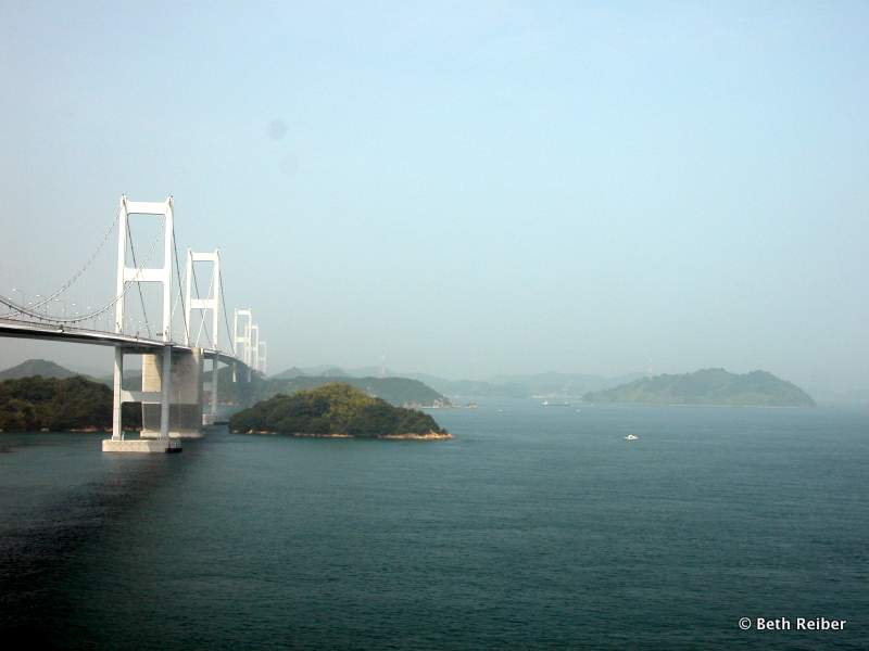 One of the longest bridges on the Shimanami Kaido