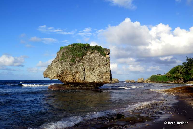 Mushroom rock in Barbados