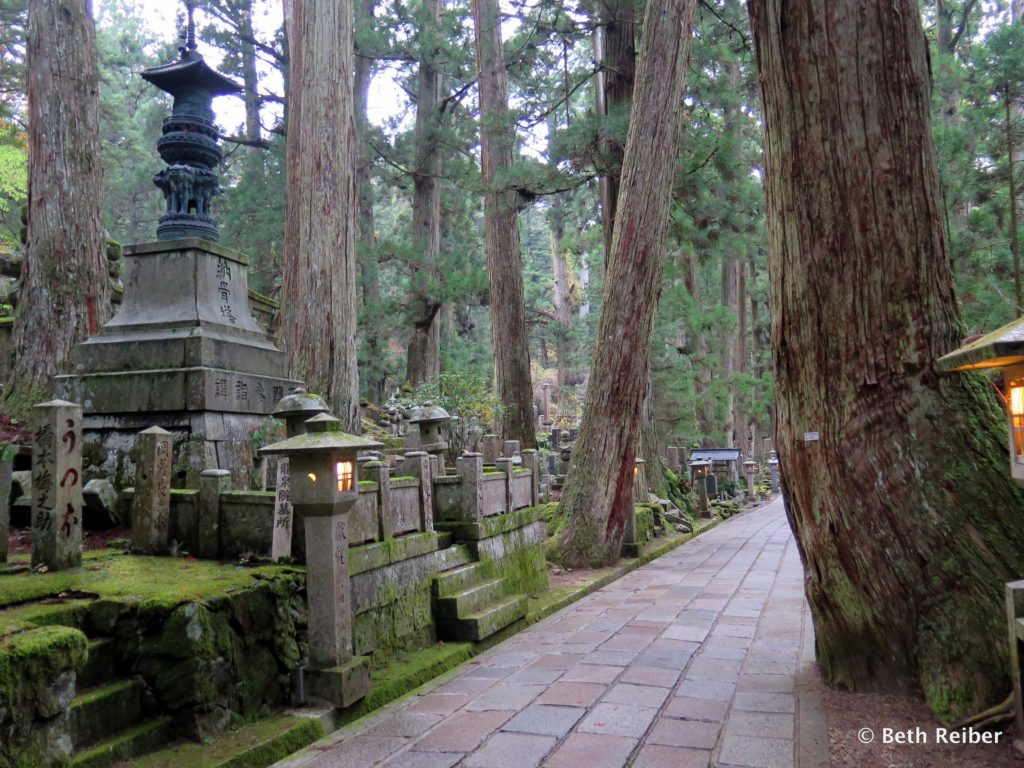 Mt. Koya pathway through Japan’s most impressive cemetery