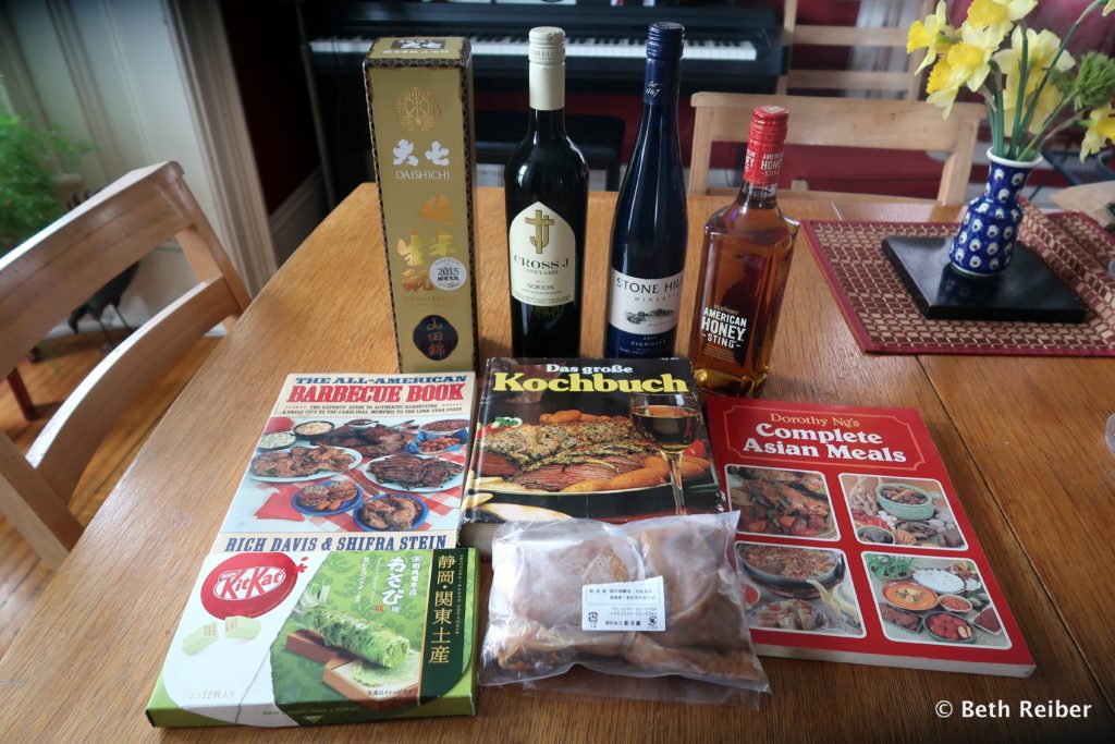 Wine, bourbon, sake, miso, Kit Kats and cookbooks