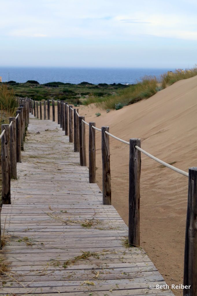 Cresmina Dune is a protected nature reserve across from Guincho Beach
